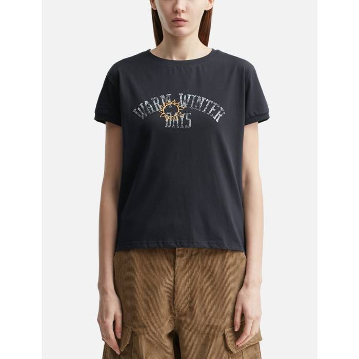 Warm Winter Days 【 College T-Shirt Unisex Ink 】 カレッジ Tシャツ ユニセックス