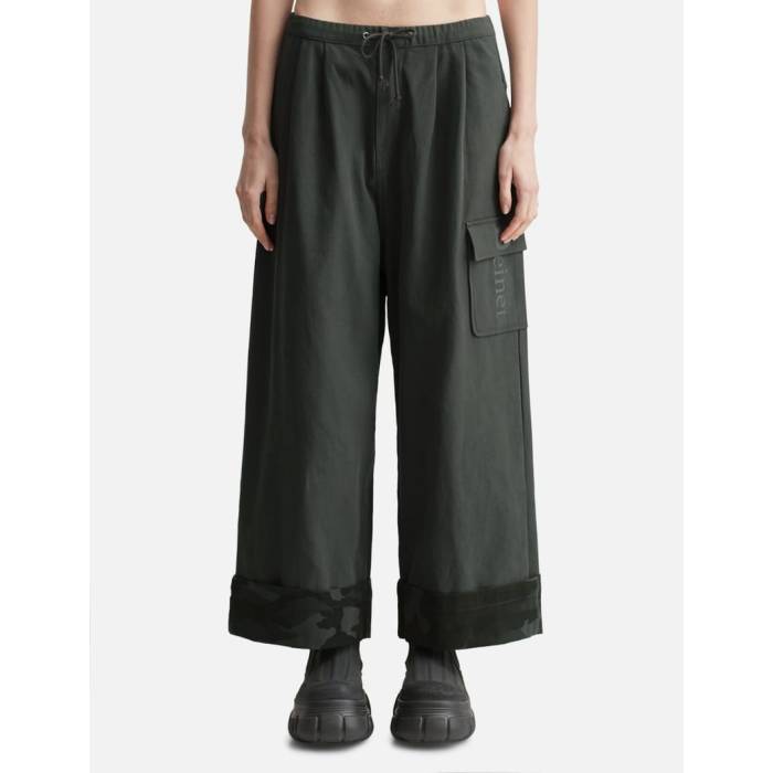 Deinet 【 Roll Up Cargo Banding Pants Charcoal Women Charcoal 】 積貨委託貨物 濃灰色 レディース 濃灰色