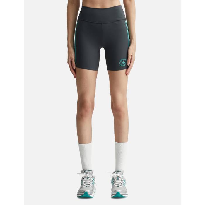 アディダス Adidas Originals 【 Sporty & Rich X Short Legging Women Carbon 】 レディース カーボン