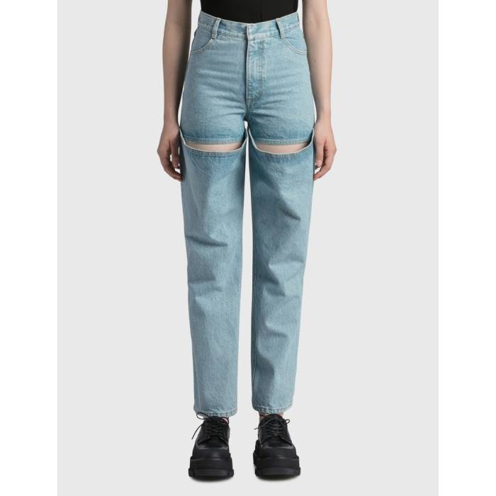 Kseniaschnaider 【 Wader Jeans Women Denim Light Blue 】 ジーンズ レディース デニム 青色 ブルー