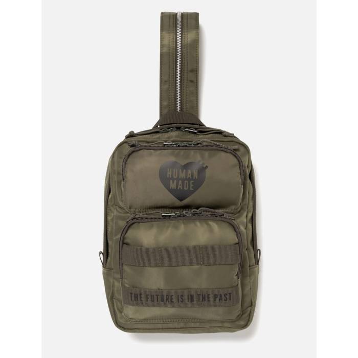 ヒューマンメイド Human Made 【 One Shoulder Bag Unisex Olive Drab 】 バッグ ユニセックス olive オリーブ