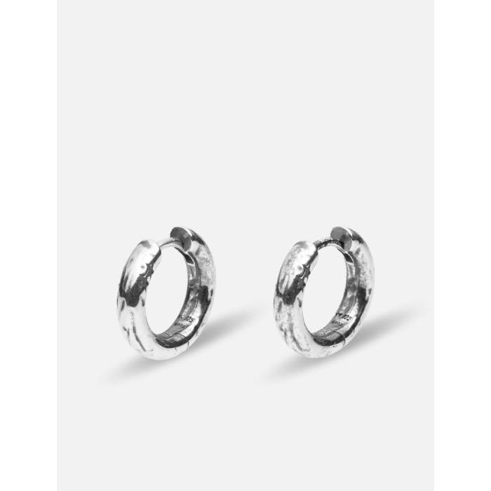 Twojeys 【 Big Hoops Unisex Silver 】 ユニ一発やる Silver しろがね色・しろがね色