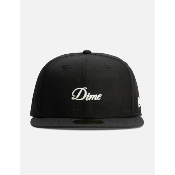 Dime 【 Cursive New Era Cap Men Black 】 キャップ 帽子 メンズ 黒色 ブラック｜スニケス