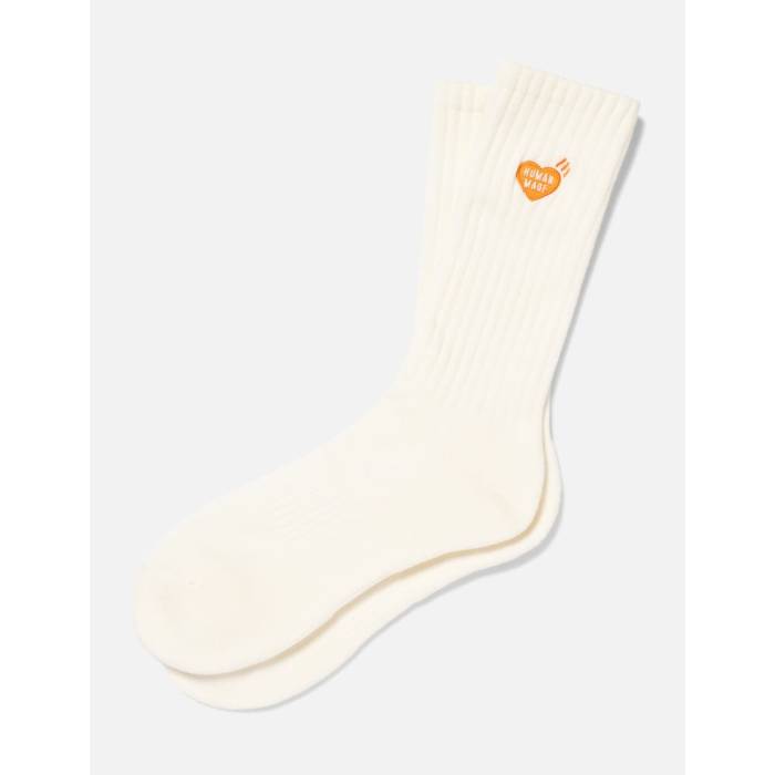ヒューマンメイド Human Made 【 Pile Socks Unisex White 】 ソックス・靴下 ユニセックス 白色 ホワイト