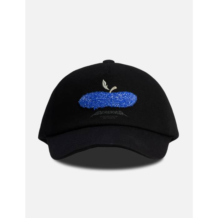 アーダーエラー Ader Error 【 Apple Cap Unisex Black 】 旗がしら かぶり笠 ユニ一発やる 黒いこと 黒いこと