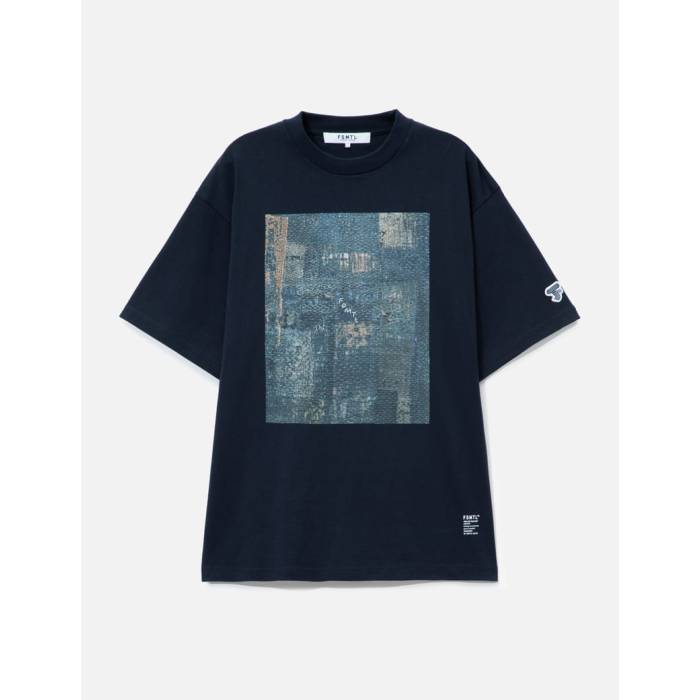 Fdmtl 【 Printed Boro Tee Men Navy 】 プルオーバー メンズ 紺色 米国海軍