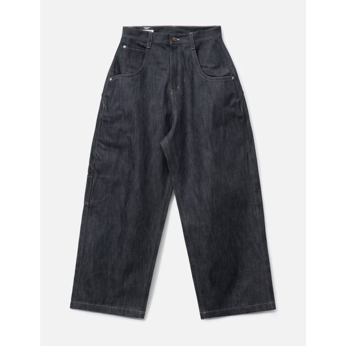 Protocol-Index 【 Retro Baggy Denim Pants Men Indigo Blue 】 レトロ ジーンズ メンズ 藍色・インディゴ 青味 青み