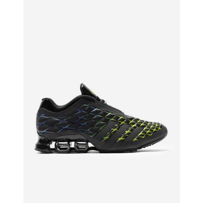 アディダス Adidas Originals 【 Megaride S4 Men Core Black / Core Black / Semi Solar Yellow 】 メンズ 中核グループ 黒いこと 黒いこと yellow 黄味がかった・黄色