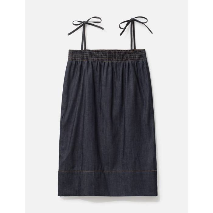 アー・ペー・セー A.p.c. 【 Iris Dress Women Dark Indigo 】 御召しもの レディース 藍色・インディゴ