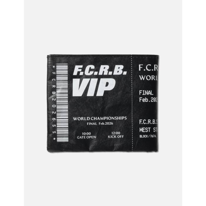 F.c. Real Bristol 【 Ticket Mini Wallet Men Black 】 Wallet ウォレット・財布 メンズ 黒色 ブラック｜スニケス