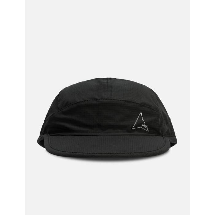 Roa 【 Aair Floweave Running Cap Men Black 】 旗がしら かぶり笠 メンズ 黒いこと 黒いこと
