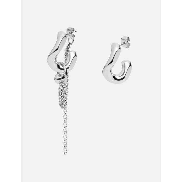 Justine Clenquet 【 Neil Earrings Unisex Palladium 】 イヤリング ユニ一発やる Palladium パラディウム