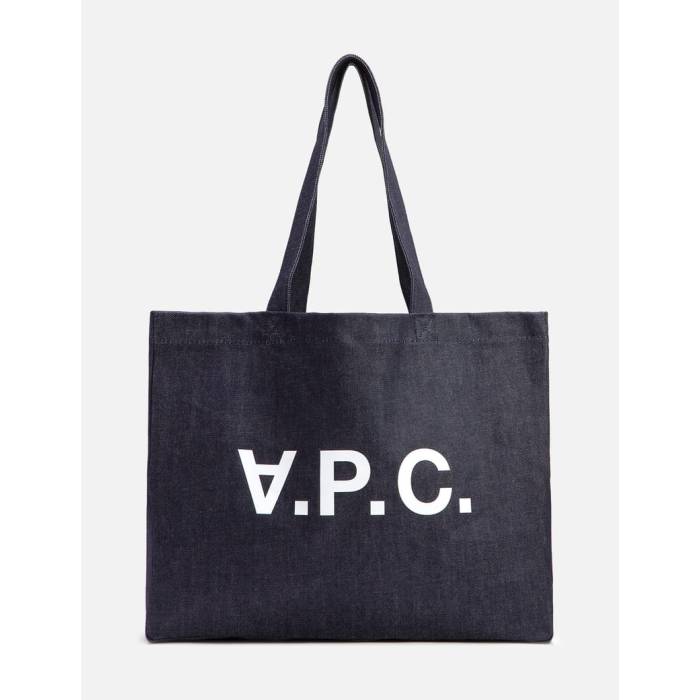 アー・ペー・セー A.p.c. 【 Daniela Shopping Bag Unisex Indigo 】 御徒面子 ユニ一発やる 藍色・インディゴ