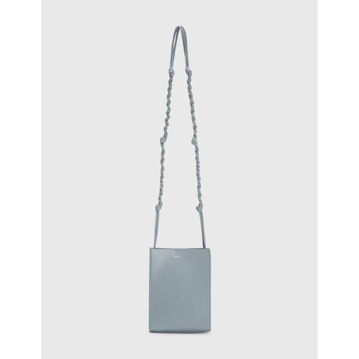 ジルサンダー Jil Sander 【 Tangle Leather Bag Women Dusty Blue 】 なめし革 御徒面子 レディース 青碧 青碧