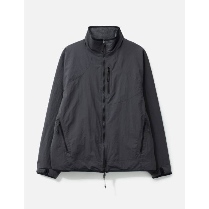 Clesste 【 Fleece Reversible Jacket Men Grey 】 フリース リヴァーシブル Jacket 上衣 メンズ 薄墨色 薄墨色