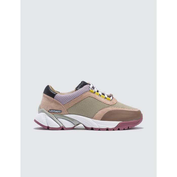 アクセルアリガト Axel Arigato 【 System Runner Women Taupe / Beige / Purple 】 システム レディース ベージュ Purple 紫・パープル