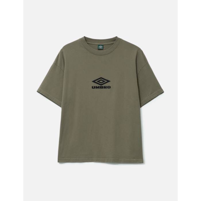 アンブロ Umbro 【 Og Logo T-Shirt Men Army Green 】 ロゴタイプ ティーシャツ メンズ 正規陸軍 green 緑・緑であること