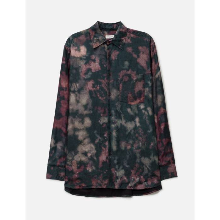 Dries Van Noten 【 Canno Silk Shirt Men Old Rose 】 メンズ Rose ローズ