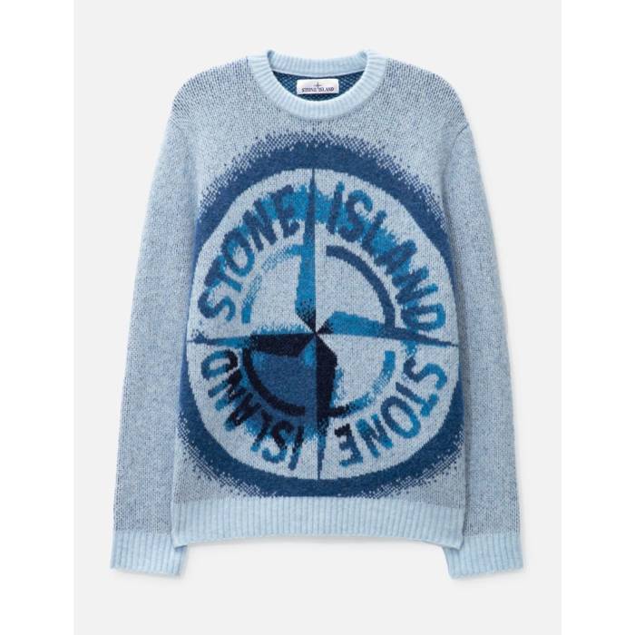 ストーンアイランド Stone Island 【 Knitwear Men Mid Blue 】 メンズ ミッド 青色 ブルー