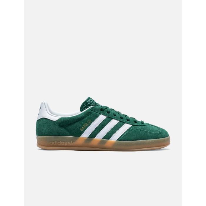 アディダス Adidas Originals 【 Gazelle Indoor Men Collgreen/White/Gum 】 ガゼル メンズ 白いこと 白いこと