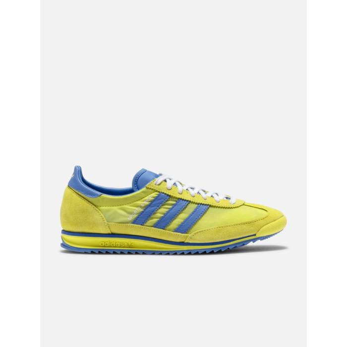 アディダス Adidas Originals 【 X Sporty \u0026 Rich Sl72 Men Light Yellow S15/ Real Blue F19/ Ftwr White 】 メンズ yellow 黄味がかった・黄色 レアル 青味 青み 白いこと 白いこと