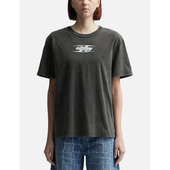 T By Alexander Wang 【 Blade Logo-Embossed T-Shirt Women Washed Cedar 】 プルオーバー レディース