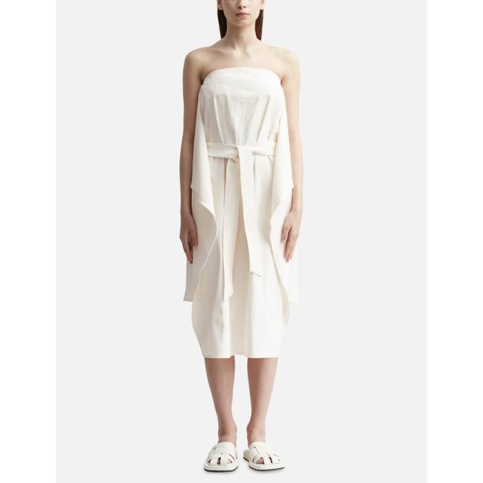 Recto 【 Tube Top Dress Women Off White 】 ドレス レディース 白色 ホワイト