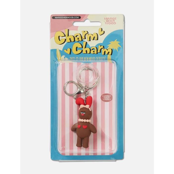 Margesherwood 【 Wood_Charmcharm Keyring Women Charmcharm 】 レディース