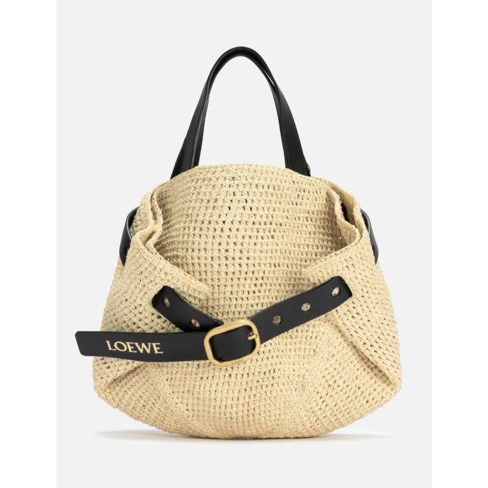 ロエベ Loewe 【 Mini Punch Hole Shopper Women Natural 】 レディース ナチュラル