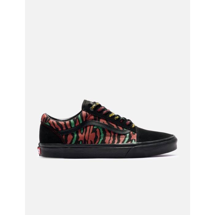 ヴァンズ Vans 【 A Tribe Called Quest Old Skool Men Black 】 虎前日 メンズ 黒いこと 黒いこと