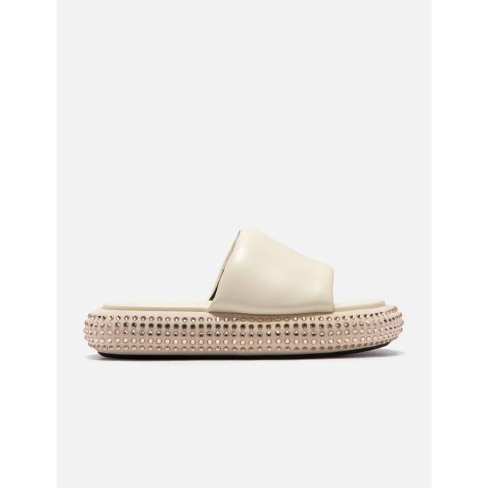 ジェイダブリューアンダーソン Jw Anderson 【 Crystal Bumper Platform Women Beige 】 レディース ベージュ