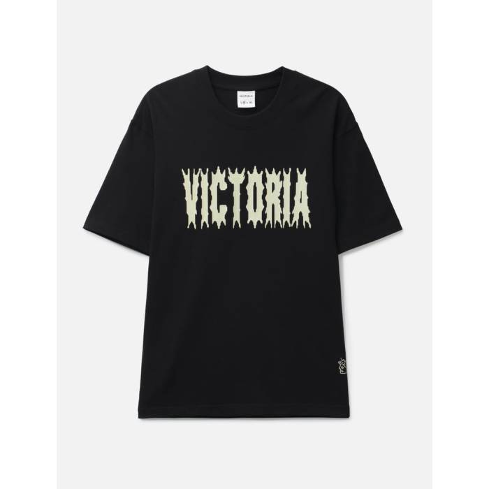 Victoria 【 Spikey Short Sleeves T-Shirt Men Black 】 Tシャツ メンズ 黒色 ブラック｜スニケス