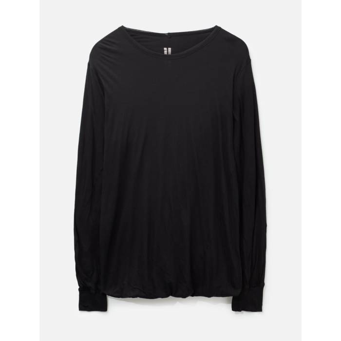 リックオウエンス Rick Owens 【 Jumbo Double Long Sleeves Men 09 Black 】 ジャンボ メンズ 黒いこと 黒いこと