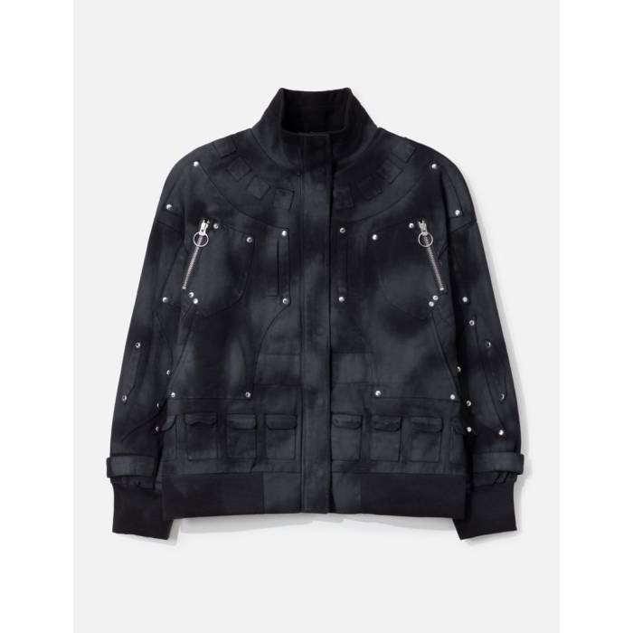 Fine Chaos 【 Ammunition Bomber Jacket Unisex Black 】 Jacket ジャケット ユニセックス 黒色 ブラック