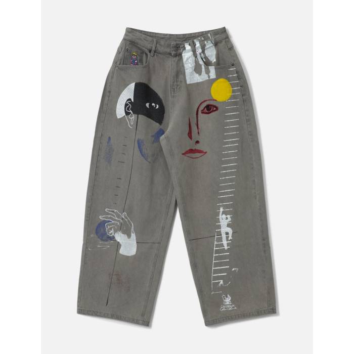 Kidsuper 【 From A Place I Never Been Pants Men Gray 】 メンズ gray 灰色・グレー・グレイ