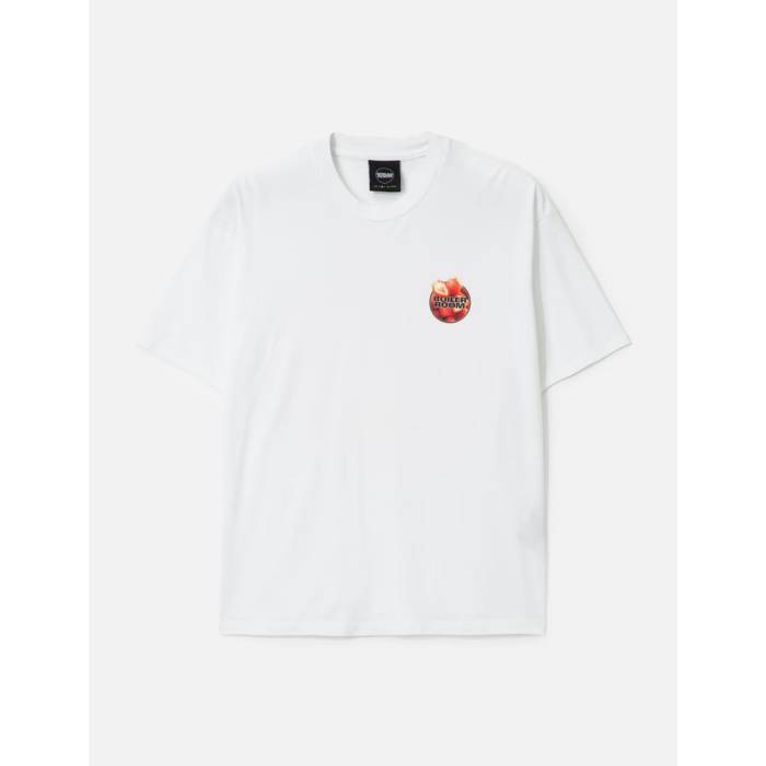 Boiler Room 【 Strawberry Logo T-Shirt Unisex White 】 ロゴタイプ プルオーバー ユニ一発やる 白いこと 白いこと