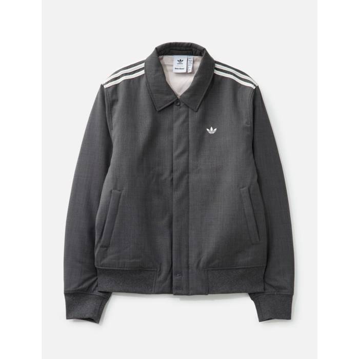 アディダス Adidas Originals 【 X Wales Bonner Wool Blouson Men Dark Grey Heather 】 メンズ 灰色 グレー heather ヘザー