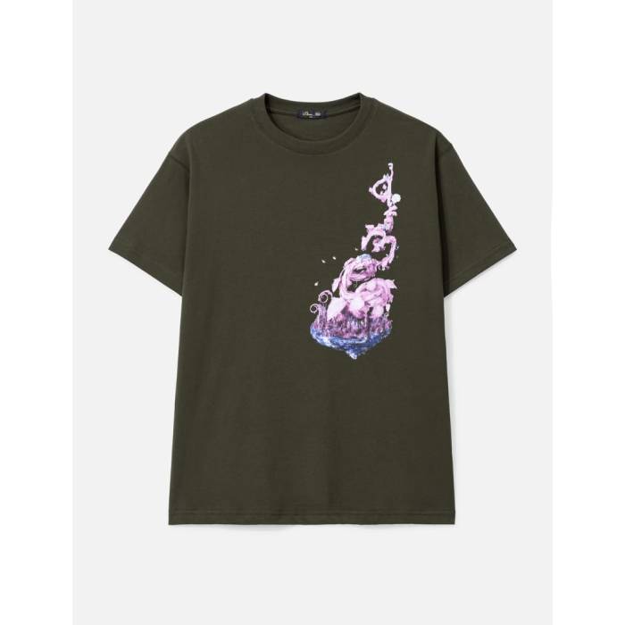 Dime 【 Organic T-Shirt Men Vintage Black 】 ティーシャツ メンズ vintage ビンテージ・ヴィンテージ 黒いこと 黒いこと トップス-メンズファッション