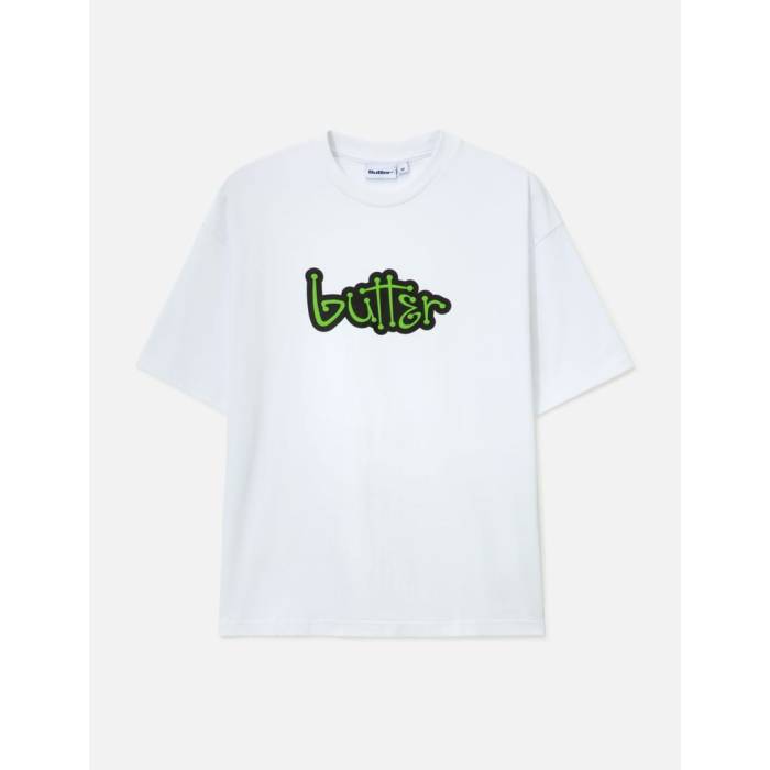 Butter Goods 【 Connection T-Shirt Men White 】 ティーシャツ メンズ 白いこと 白いこと