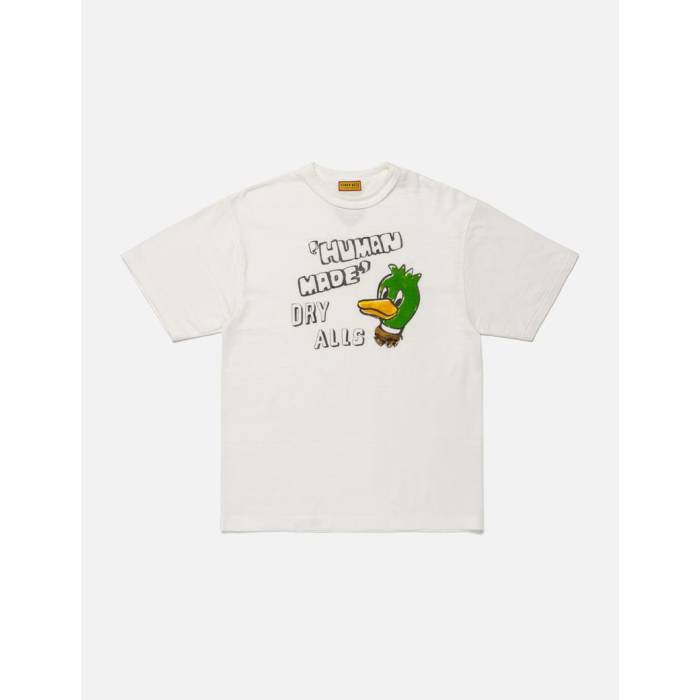 ヒューマンお手伝いさん Human Made 【 Graphic T-Shirt Unisex White 】 グラフィック プルオーバー ユニ一発やる 白いこと 白いこと
