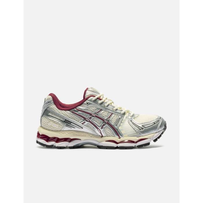 アシックス Asics 【 Gel-Kayano 12.1 Men Cream / Pure Silver 】 メンズ クリーム ピュア Silver 銀色・シルバー