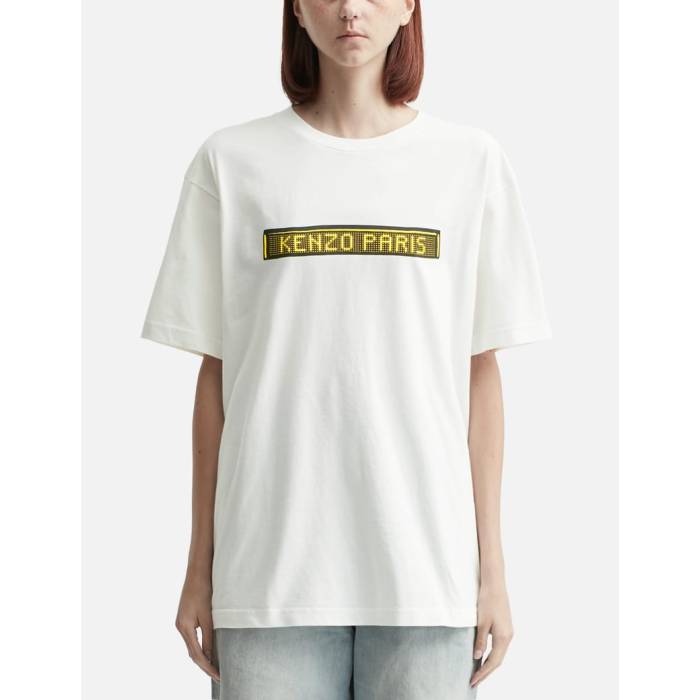 ケンゾー Kenzo 【 ' City' Oversized T-Shirt Unisex Off White 】 Tシャツ ユニセックス 白色 ホワイト