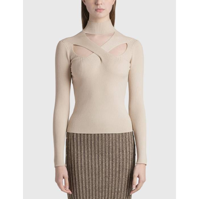 ジョナサン・シンカイ Jonathan Simkhai 【 Charlee Wool Turtleneck Women Taupe 】 レディース