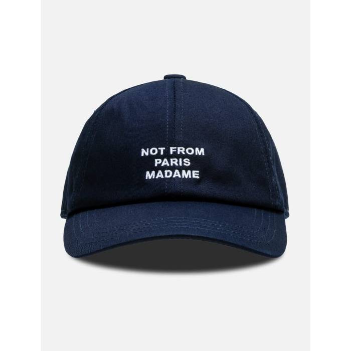 ドロールドムッシュ Drole De Monsieur 【 La Casquette Slogan Men Navy 】 ロサンゼルス メンズ 紺色 ネイビー