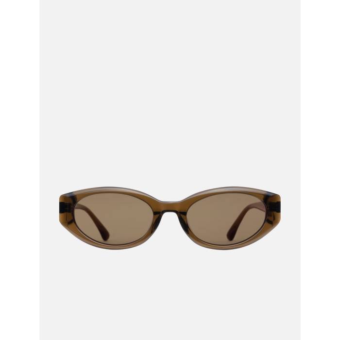 Klassic 【 Cami Sunglasses Unisex Transparent Green-Gray Frame / Brown Lens 】 サングラス ユニセックス 茶色 ブラウン 18,675円