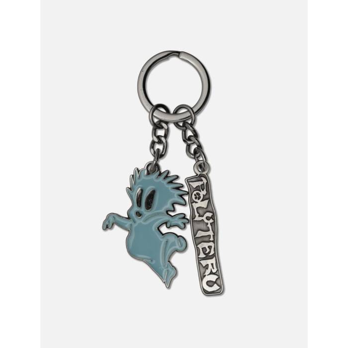 Polyteru 【 Hank Key Ring 002 - Dancing Ghost Unisex Silver 】 ユニセックス Silver 銀色・シルバー