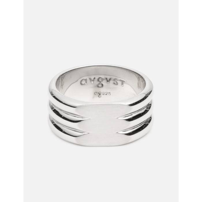 Avgvst 【 Vertex Ring Unisex White Rhodium 】 ユニセックス 白色 ホワイト