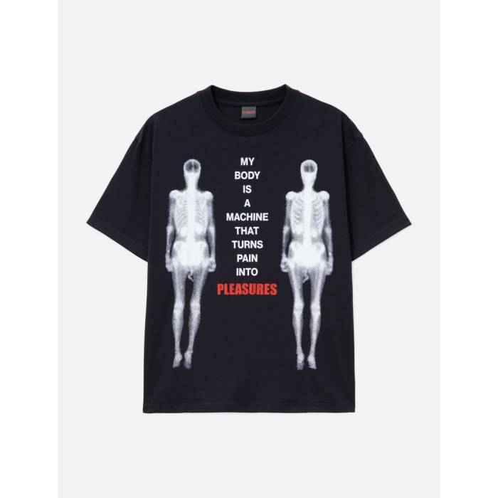 プレジャーズ Pleasures 【 Machine T-Shirt Men Black 】 ティーシャツ メンズ 黒いこと 黒いこと