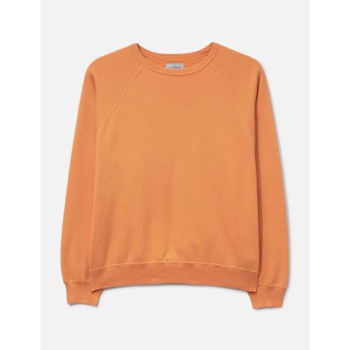 Unlikely 【 Raglan Sleeve Crew Unisex Orange 】 Raglan ラグラン Sleeve 衣袂 労働者の一団 ユニ一発やる orange 橙・オレンジ色