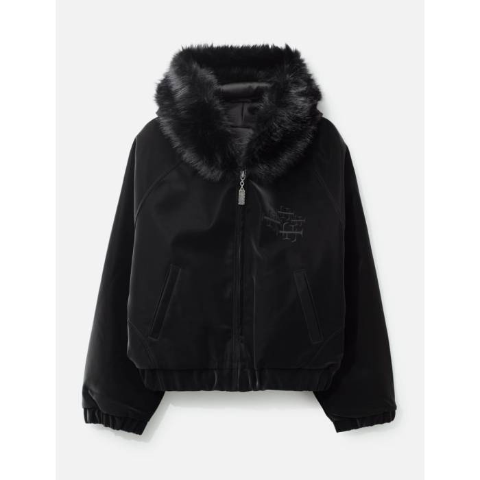 Thought We Friends 【 "Ka-Shing" Jacket With Fur Hood Unisex Black 】 Jacket ジャケット ユニセックス 黒色 ブラック｜スニケス